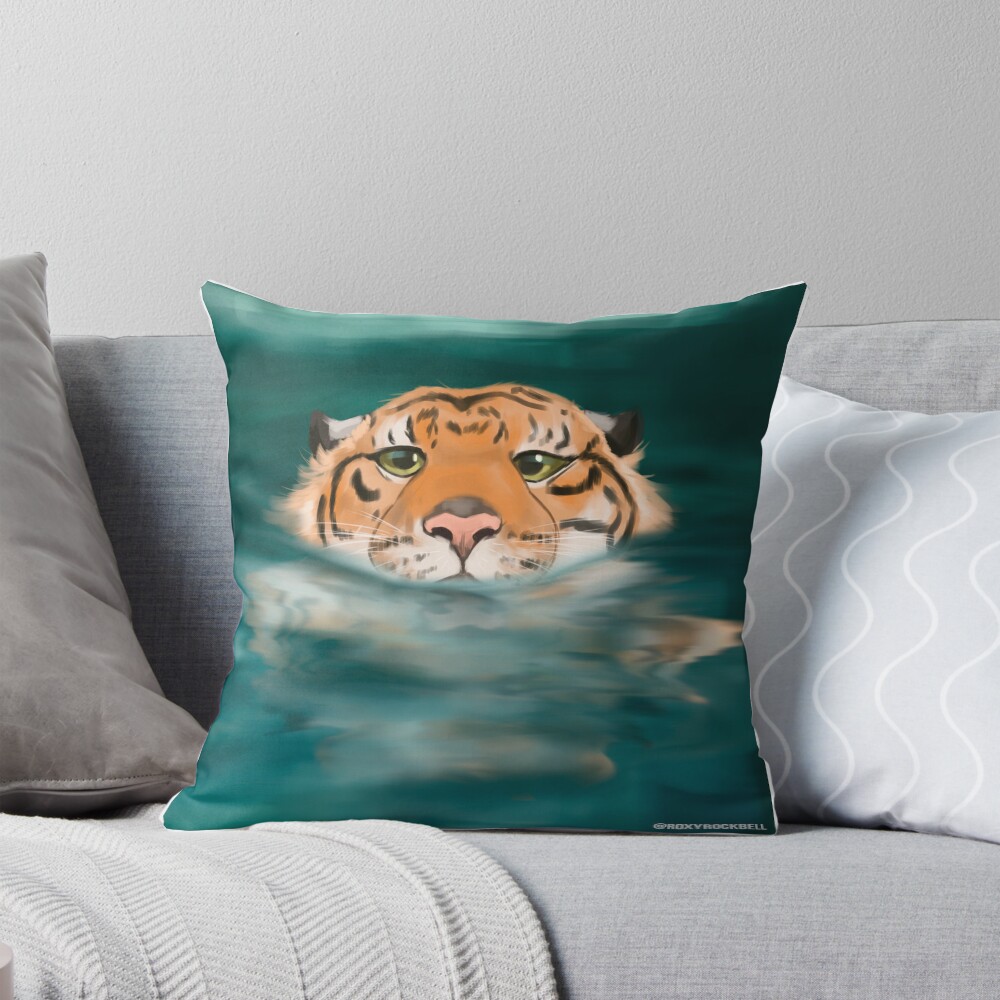 Item preview, Throw Pillow designed and sold by RoxyRockbell.
