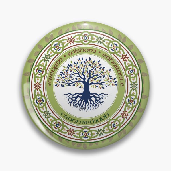 Item preview, Tree of Life Crann Bethadh Strength Wisdom Endurance designed and sold by theflandonian.