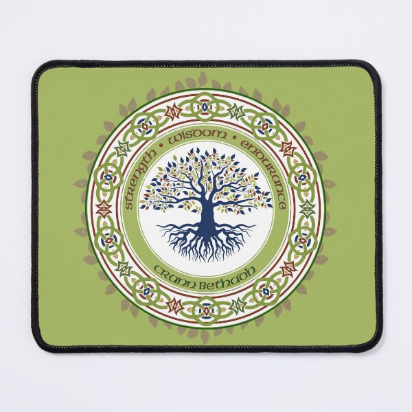 Item preview, Tree of Life Crann Bethadh Strength Wisdom Endurance designed and sold by theflandonian.