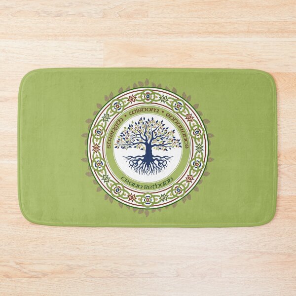 Item preview, Tree of Life Crann Bethadh Strength Wisdom Endurance designed and sold by theflandonian.