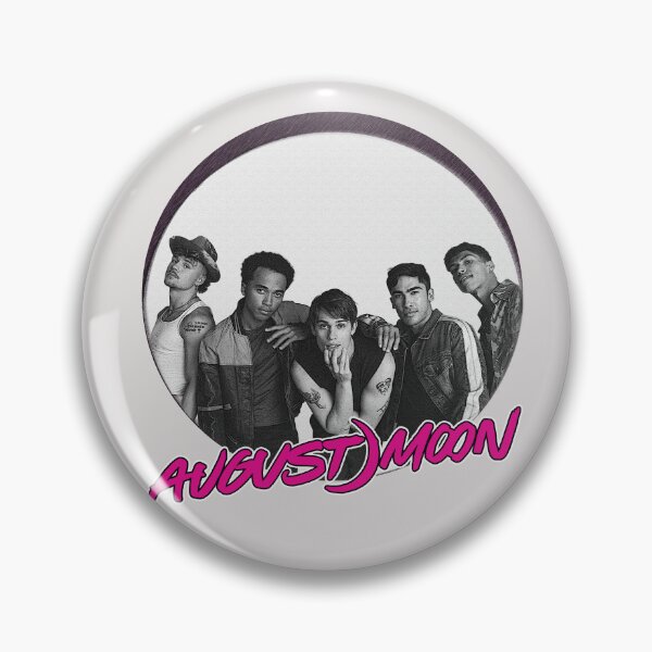 Item preview, August Moon Band Shirt Pink and Black designed and sold by baranskini.