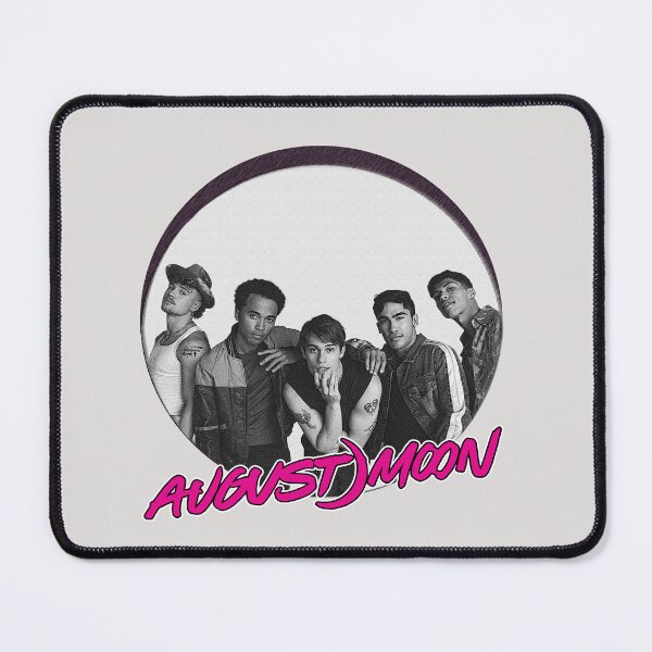 Item preview, August Moon Band Shirt Pink and Black designed and sold by baranskini.