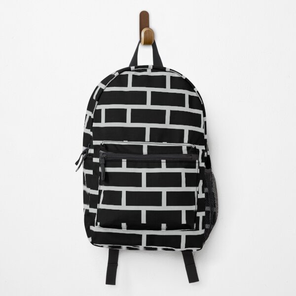 Item preview, Black Brick Wall Texture ; Brick Pattern designed and sold by PatternInArt.