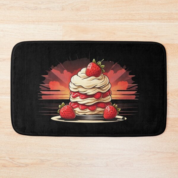 Item preview, Peachy Sunset Strawberry Shortcake: Delightful Dessert Vibes designed and sold by AYACHI90.