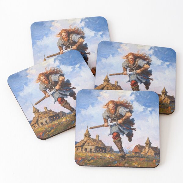 Item preview, Viking Warrior Ready For Battle designed and sold by AUTHENTIC AMERICANA ARTS.