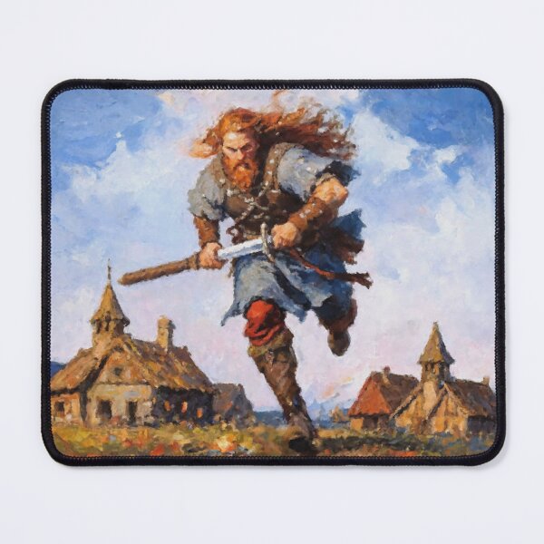 Item preview, Viking Warrior Ready For Battle designed and sold by AUTHENTIC AMERICANA ARTS.