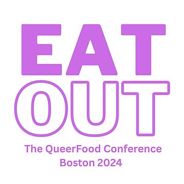 Artwork thumbnail, Eat Out Purple Logo by Queer Food