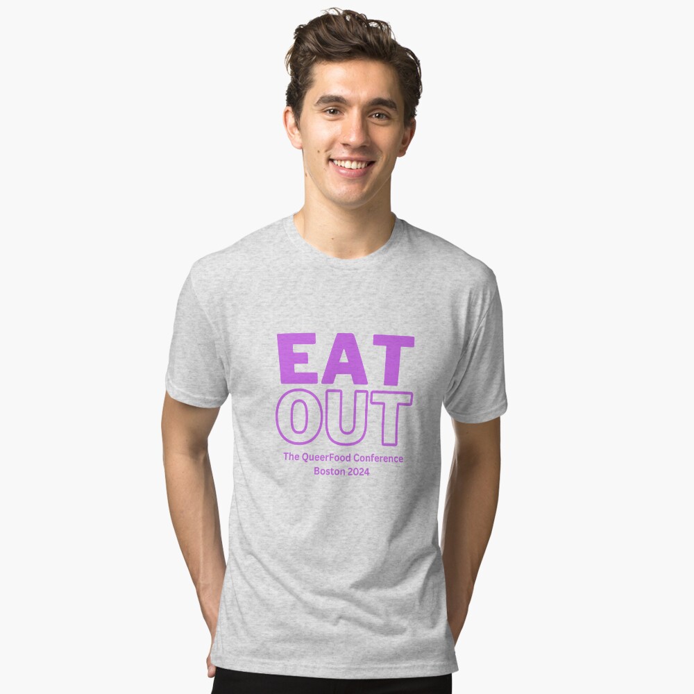Item preview, Tri-blend T-Shirt designed and sold by queerfood.