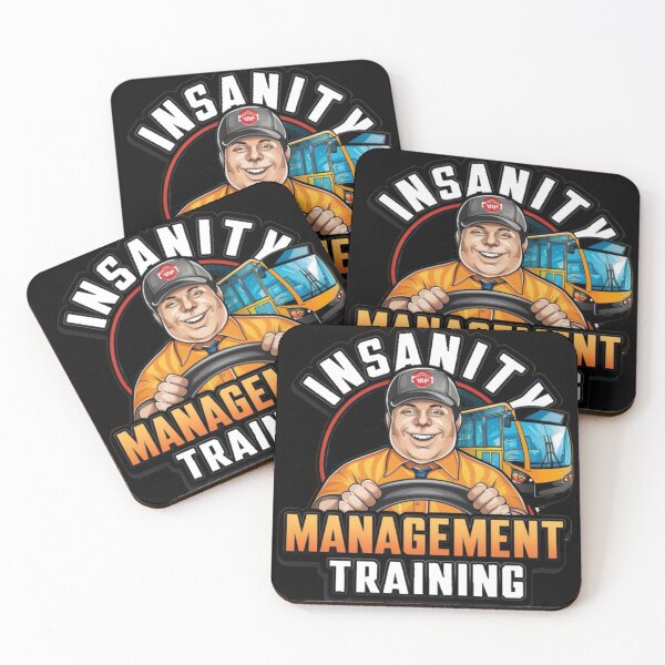 Item preview, Insanity Management Training - Funny School Bus Driver designed and sold by Kashear.