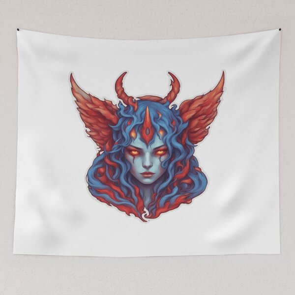 Item preview, Azure Matron : Horned Mother designed and sold by MrDarkRealm.