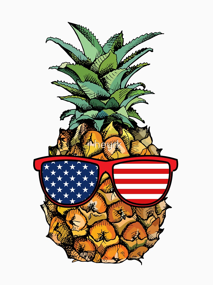 Discover Patriotic Pineapple - 4th of July Classic T-Shirt