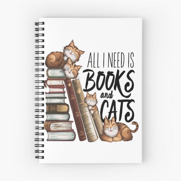 Item preview, Books and Cats designed and sold by YoungMind95.