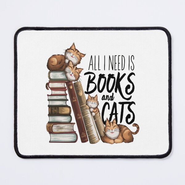 Item preview, Books and Cats designed and sold by YoungMind95.