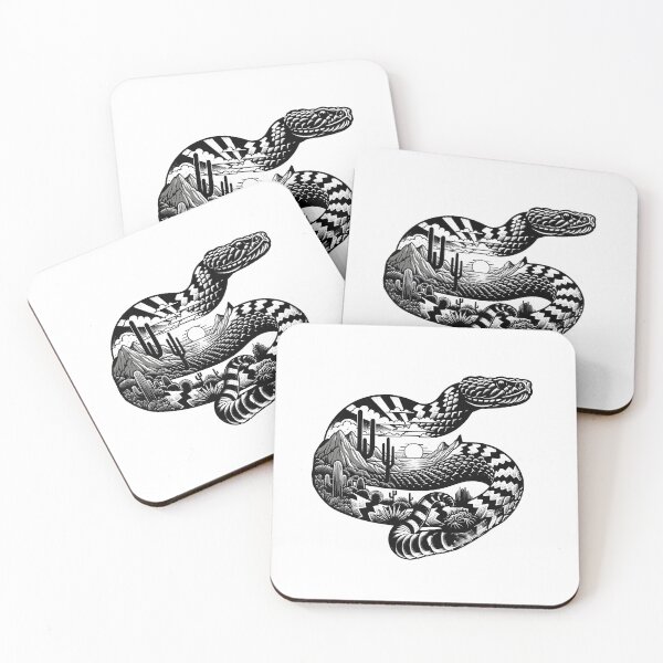 Item preview, Wild desert rattlesnake designed and sold by landscapeworlds.