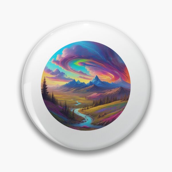 Item preview, Extravagant Landscape Sticker (1341) designed and sold by WASjourney.