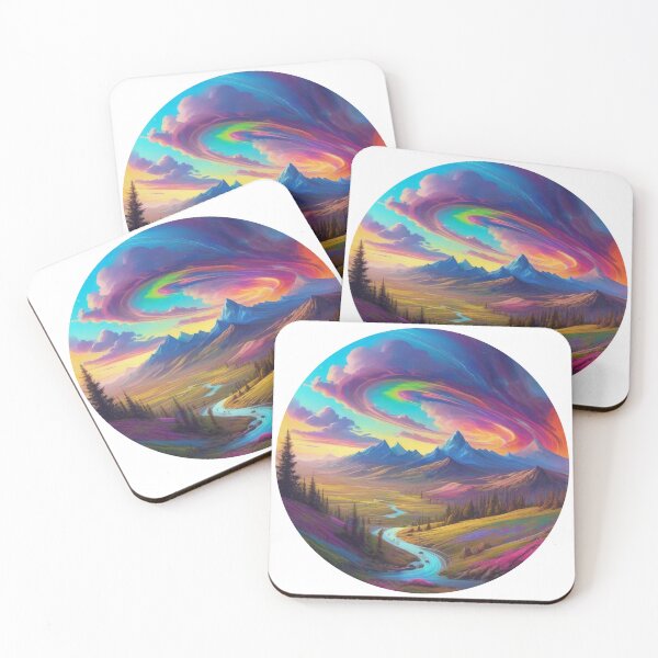 Item preview, Extravagant Landscape Sticker (1341) designed and sold by WASjourney.