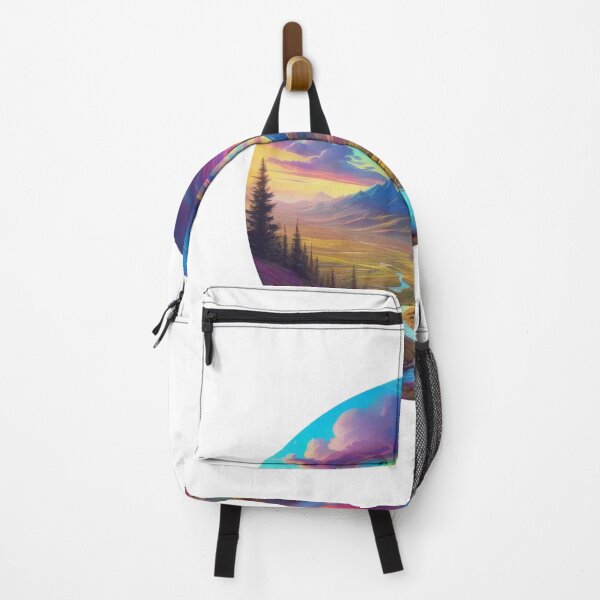 Item preview, Extravagant Landscape Sticker (1341) designed and sold by WASjourney.