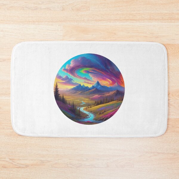 Item preview, Extravagant Landscape Sticker (1341) designed and sold by WASjourney.