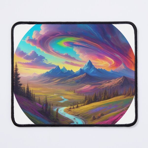 Item preview, Extravagant Landscape Sticker (1341) designed and sold by WASjourney.