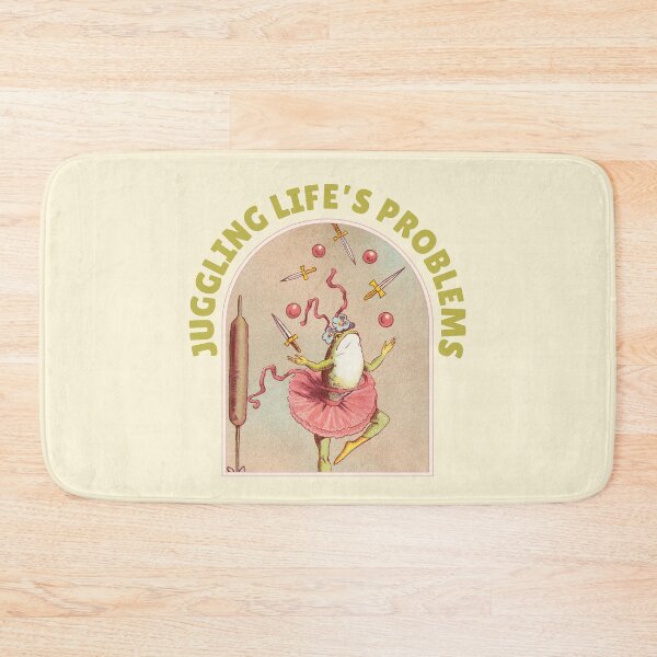 Item preview, Funny Ballet Frog Juggling Life's Problems designed and sold by SpiralBalloon.