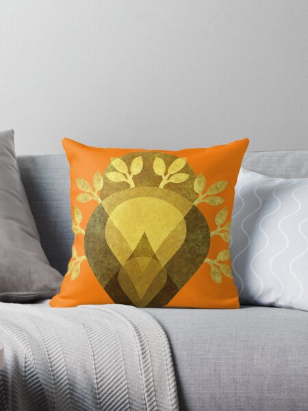 Earth Drop Throw Pillow
