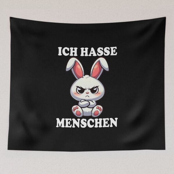 Item preview, I HATE PEOPLE Bunny designed and sold by Artisticas.