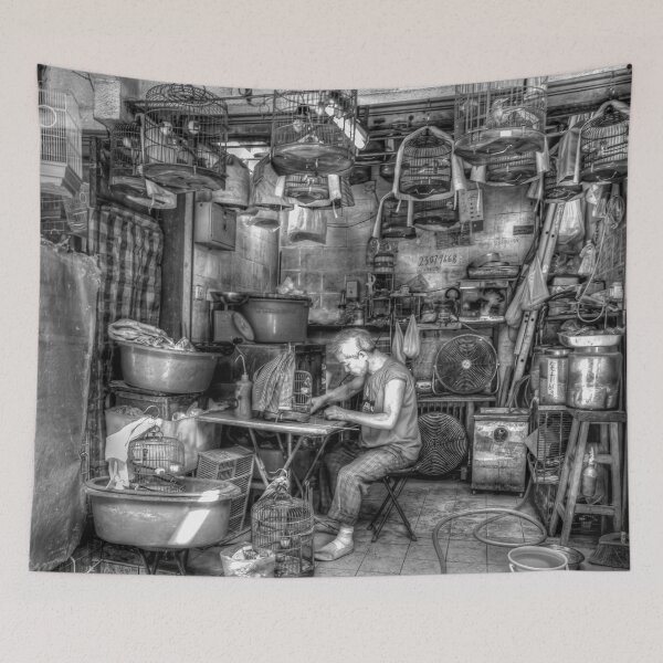 Item preview, Kowloon, Bird Garden, Yuen Po Street designed and sold by Paul Thompson Photography.