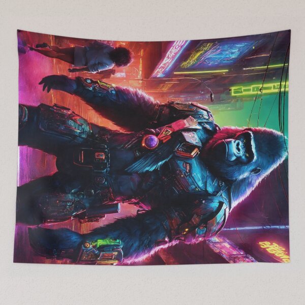 Item preview, Cyberpunk Gorilla designed and sold by RaF71PrO.