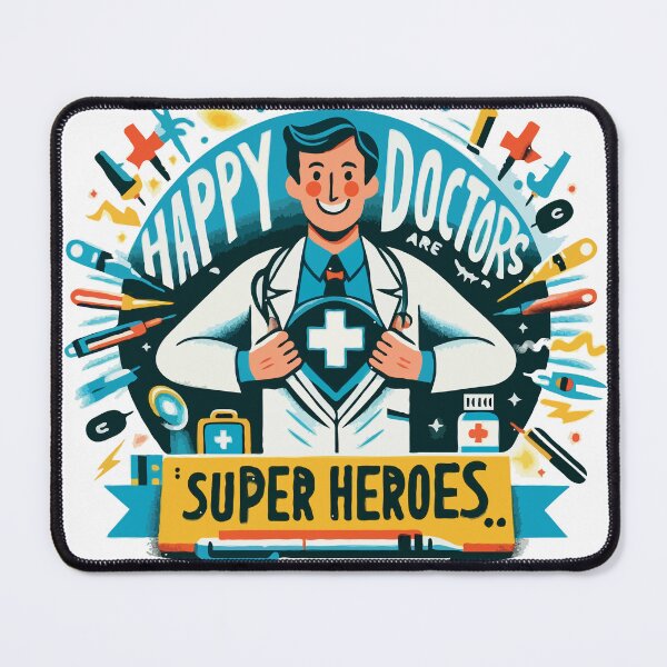 Item preview, happy doctors are super heroes designed and sold by TshirtTalkYou.