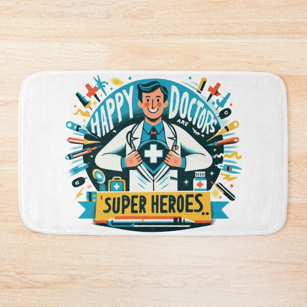 Item preview, happy doctors are super heroes designed and sold by TshirtTalkYou.