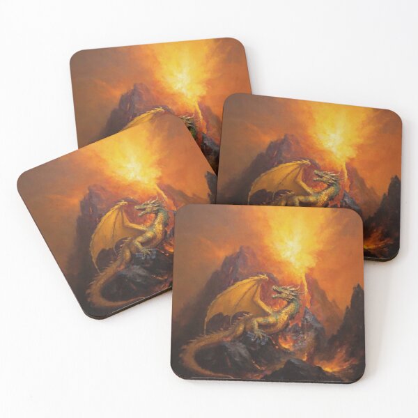 Item preview, Dragon Of The Volcano Mountain designed and sold by AUTHENTIC AMERICANA ARTS.