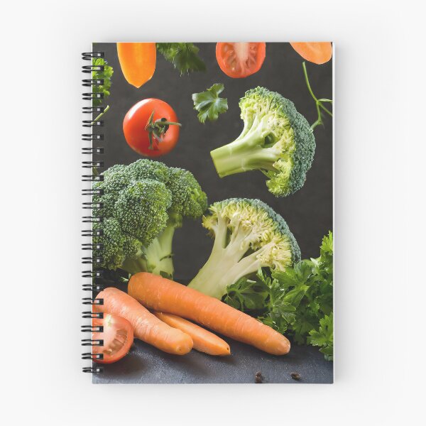 Item preview, Vegetables falling from above. Dark background. designed and sold by coffeeflavour.