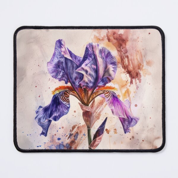Item preview, Iris Flower collection #23 watercolor designed and sold by LollyShineART.