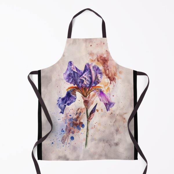 Item preview, Iris Flower collection #23 watercolor designed and sold by LollyShineART.