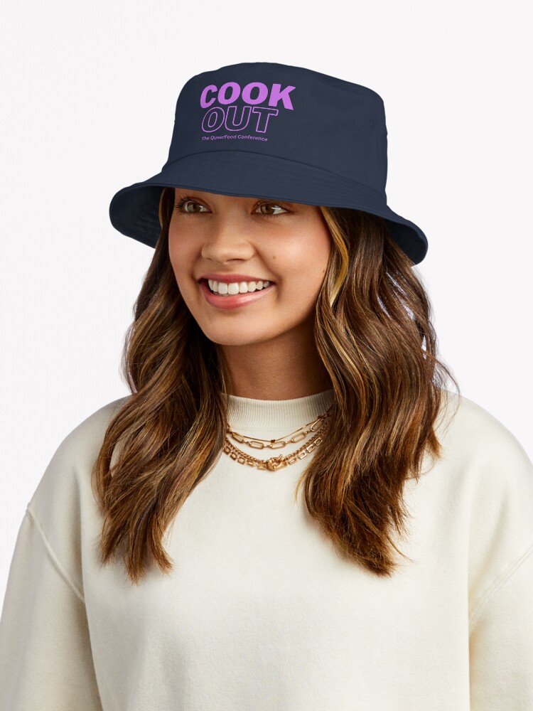 Thumbnail 5 of 6, Bucket Hat, Cook Out Queer Food Conference designed and sold by queerfood.
