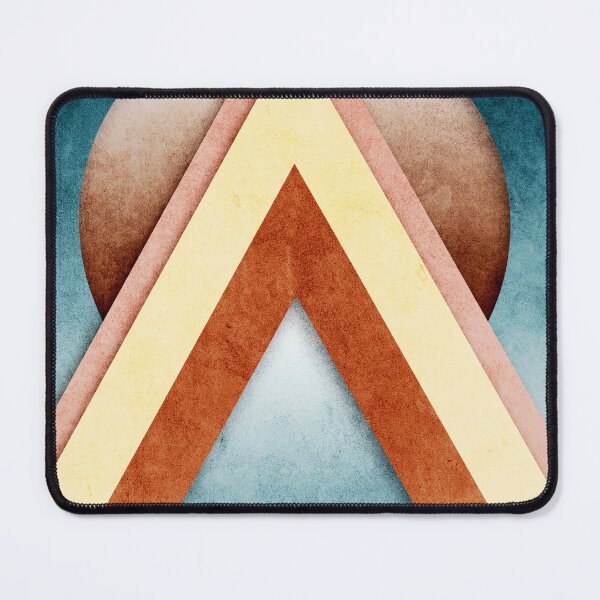 Item preview, Symmetric abstract work using simple shapes and textures designed and sold by Britta Glodde.