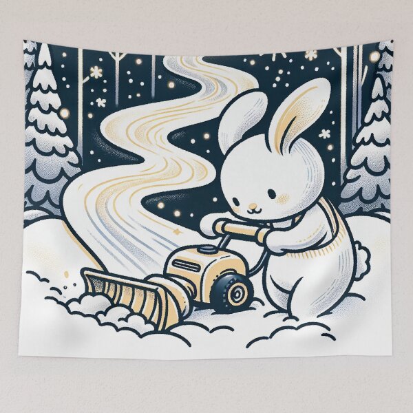 Item preview, Bunny's Snow Blower Delight designed and sold by zzz888.