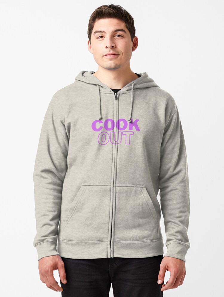 Thumbnail 1 of 5, Zipped Hoodie, cook out designed and sold by queerfood.
