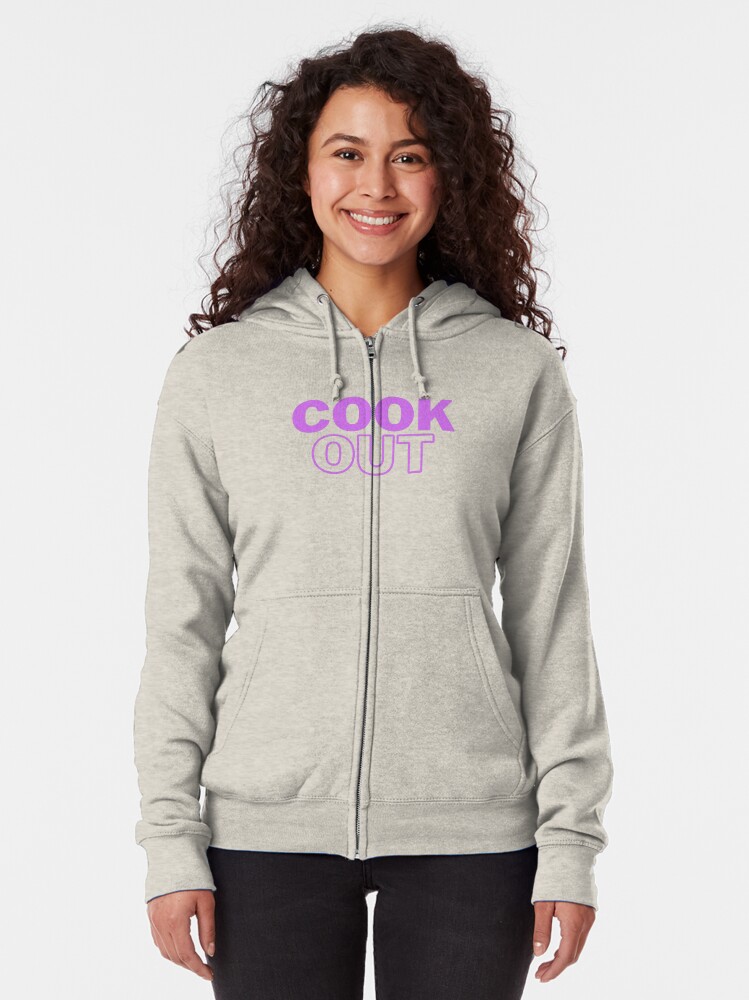 Thumbnail 2 of 5, Zipped Hoodie, cook out designed and sold by queerfood.