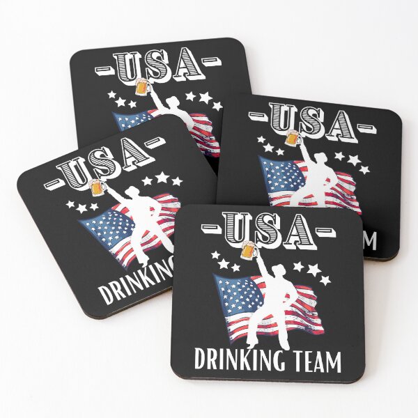 Item preview, Western Style American Flag Beer USA Drinking Team Patriotic designed and sold by BunBuntheDog-.