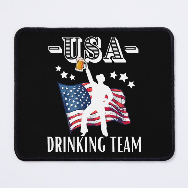 Item preview, Western Style American Flag Beer USA Drinking Team Patriotic designed and sold by BunBuntheDog-.