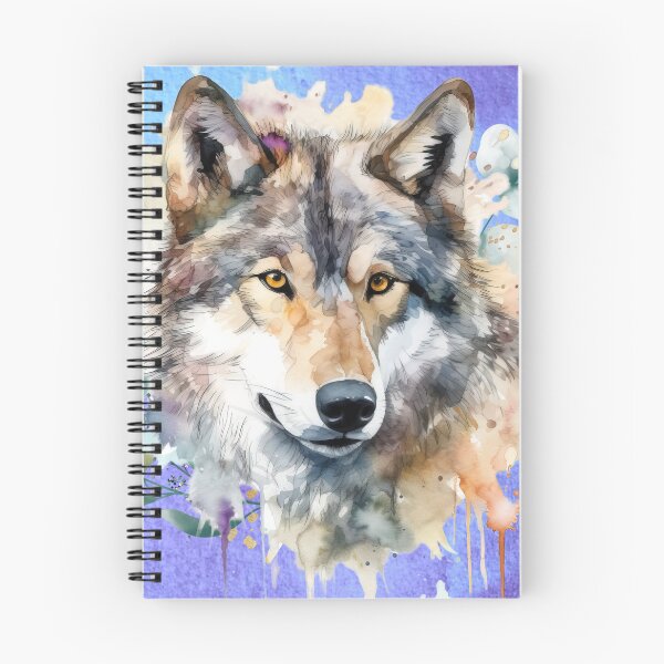 Aperçu de l'œuvre Aquarelle de loup créée et vendue par larar2.