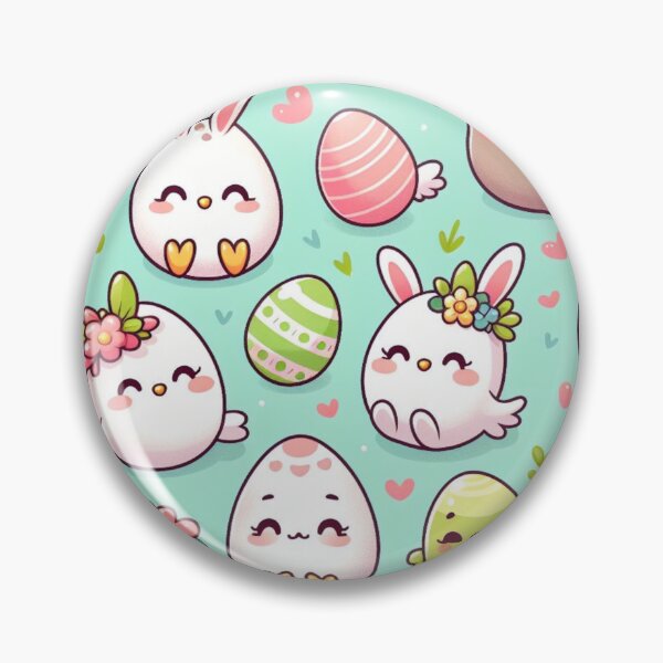 Item preview, Happy Faced Easter Eggs, Easter Bunnies, Easter Rabbits designed and sold by erkabees.
