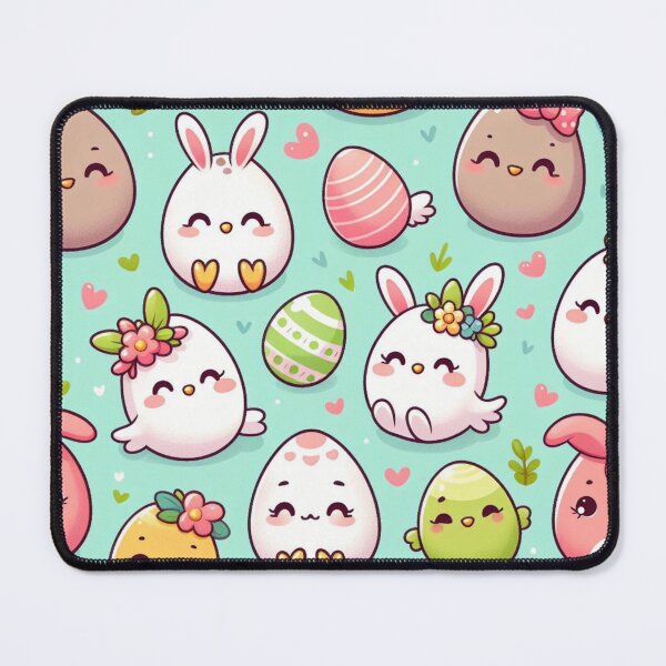 Item preview, Happy Faced Easter Eggs, Easter Bunnies, Easter Rabbits designed and sold by erkabees.