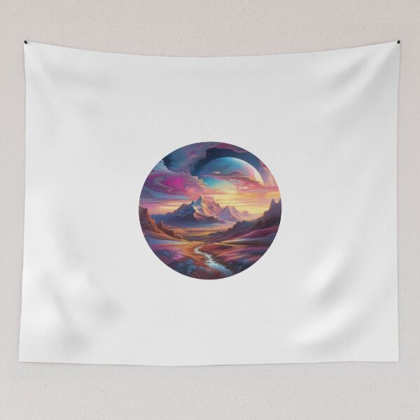 Item preview, Harmonious Landscape Sticker (1359) designed and sold by WASjourney.