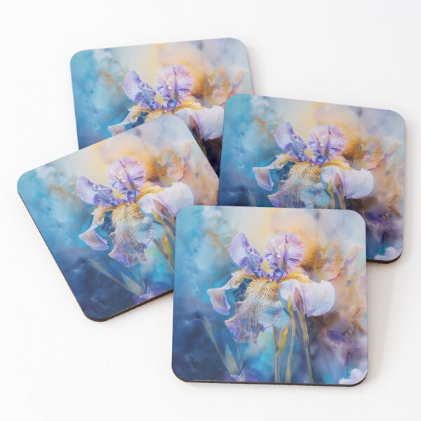 Item preview, Irises Flower collection #26 watercolor designed and sold by LollyShineART.