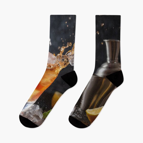 Item preview, Ice cubes falling from above into a liqueur glass. Dark brackground. designed and sold by coffeeflavour.