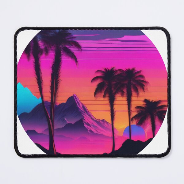 Item preview, 4D Vaporwave Landscape (1362) designed and sold by WASjourney.