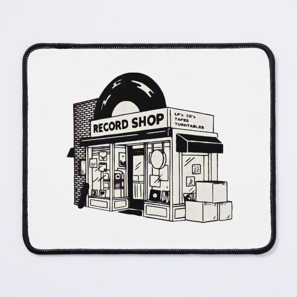 Item preview, Record shop designed and sold by OldSchoolRetro.