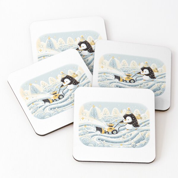 Item preview, Adorable Penguin's Snowfield Artistry designed and sold by zzz888.